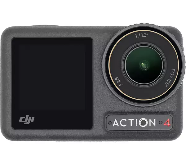 DJI Osmo Action 4 Adventure Combo 4K Ultra HD Action Camera - Black