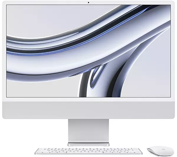 APPLE iMac 4.5K 24" (2023) - M3, 512 GB SSD, Silver