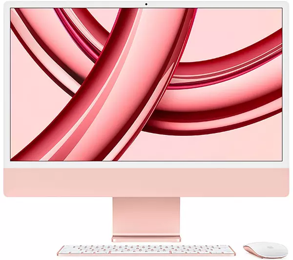 APPLE iMac 4.5K 24" (2023) - M3, 256 GB SSD, Pink