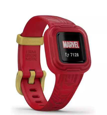 GARMIN vivofit jr. 3 Kid's Activity Tracker - Marvel Iron Man, Adjustable Band